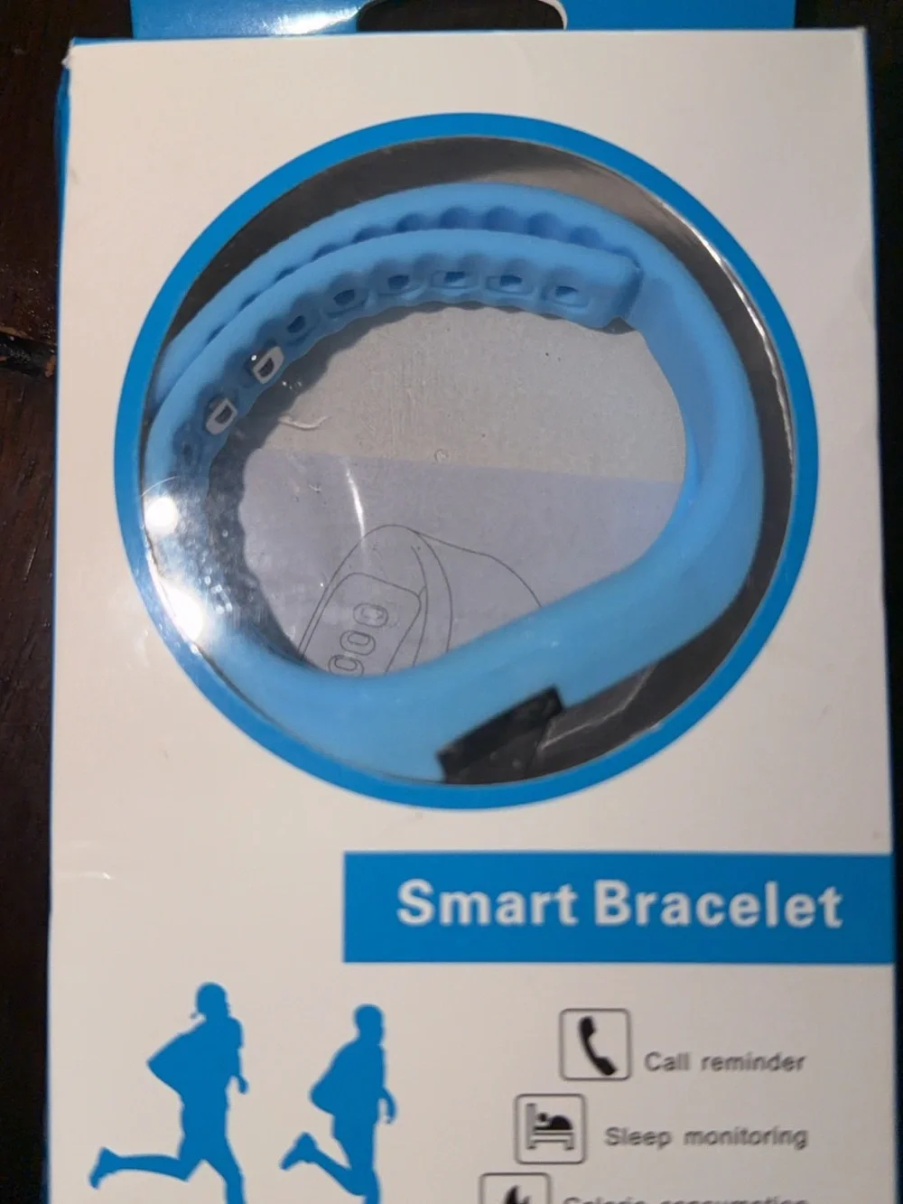 Blue Smart Bracelet Fitness Tracker